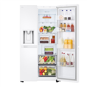 LG, Water & Ice Dispenser, 638 L, kõrgus 179 cm, valge - SBS-külmik