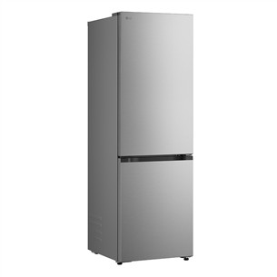LG, NoFrost, 333 л, высота 186 см, cеребристый - Холодильник