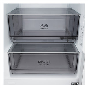 LG, NoFrost, 333 л, высота 186 см, cеребристый - Холодильник