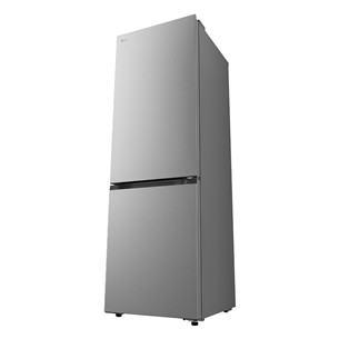 LG, NoFrost, 333 л, высота 186 см, cеребристый - Холодильник