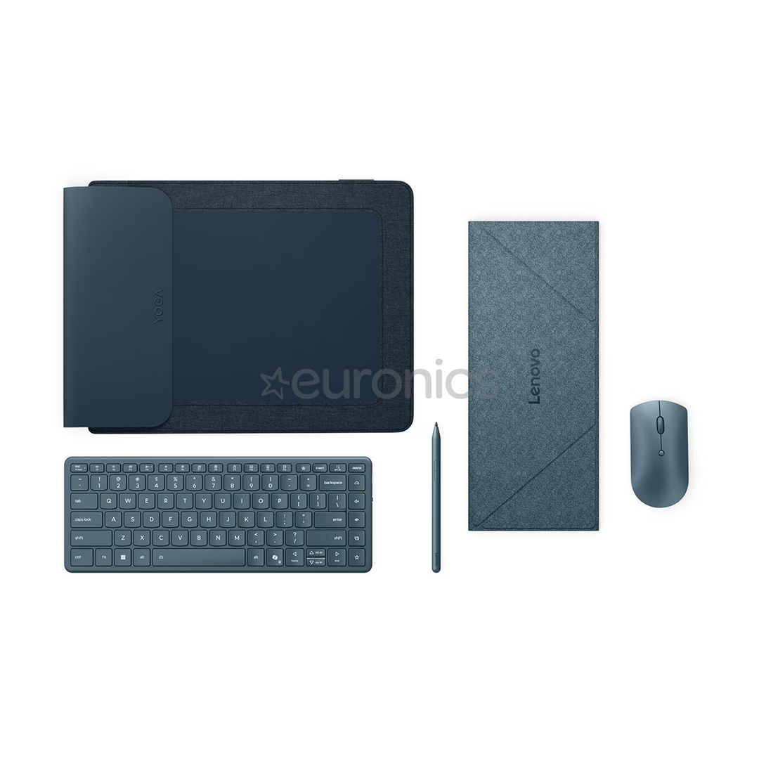 Lenovo Yoga Book 9i Gen 10, 14'', WQXGA+, OLED, 120 Hz, Ultra 7, 32 GB, 1 TB, W11P, ENG, tidal teal - Notebook