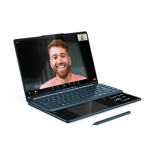 Lenovo Yoga Book 9i Gen 10, 14'', WQXGA+, OLED, 120 Hz, Ultra 7, 32 GB, 1 TB, W11P, ENG, tidal teal - Notebook