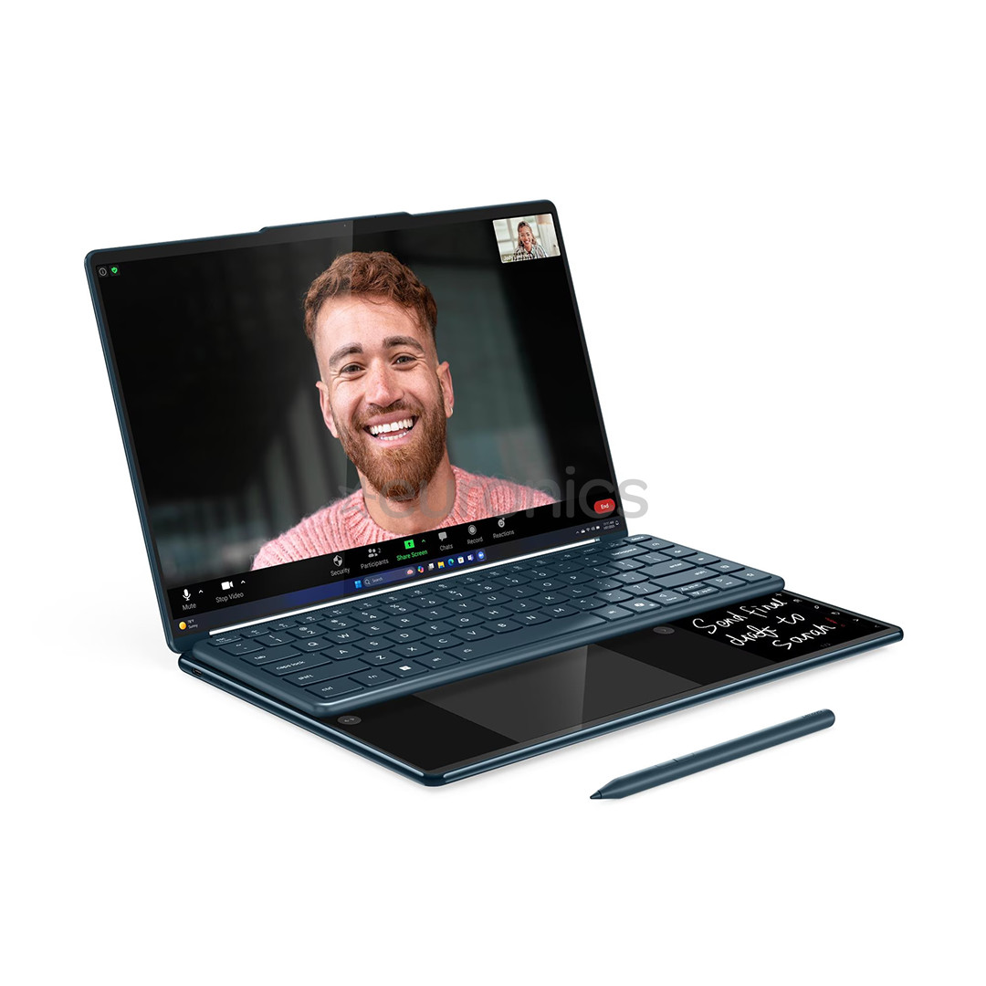 Lenovo Yoga Book 9i Gen 10, 14'', WQXGA+, OLED, 120 Hz, Ultra 7, 32 GB, 1 TB, W11P, ENG, tidal teal - Notebook