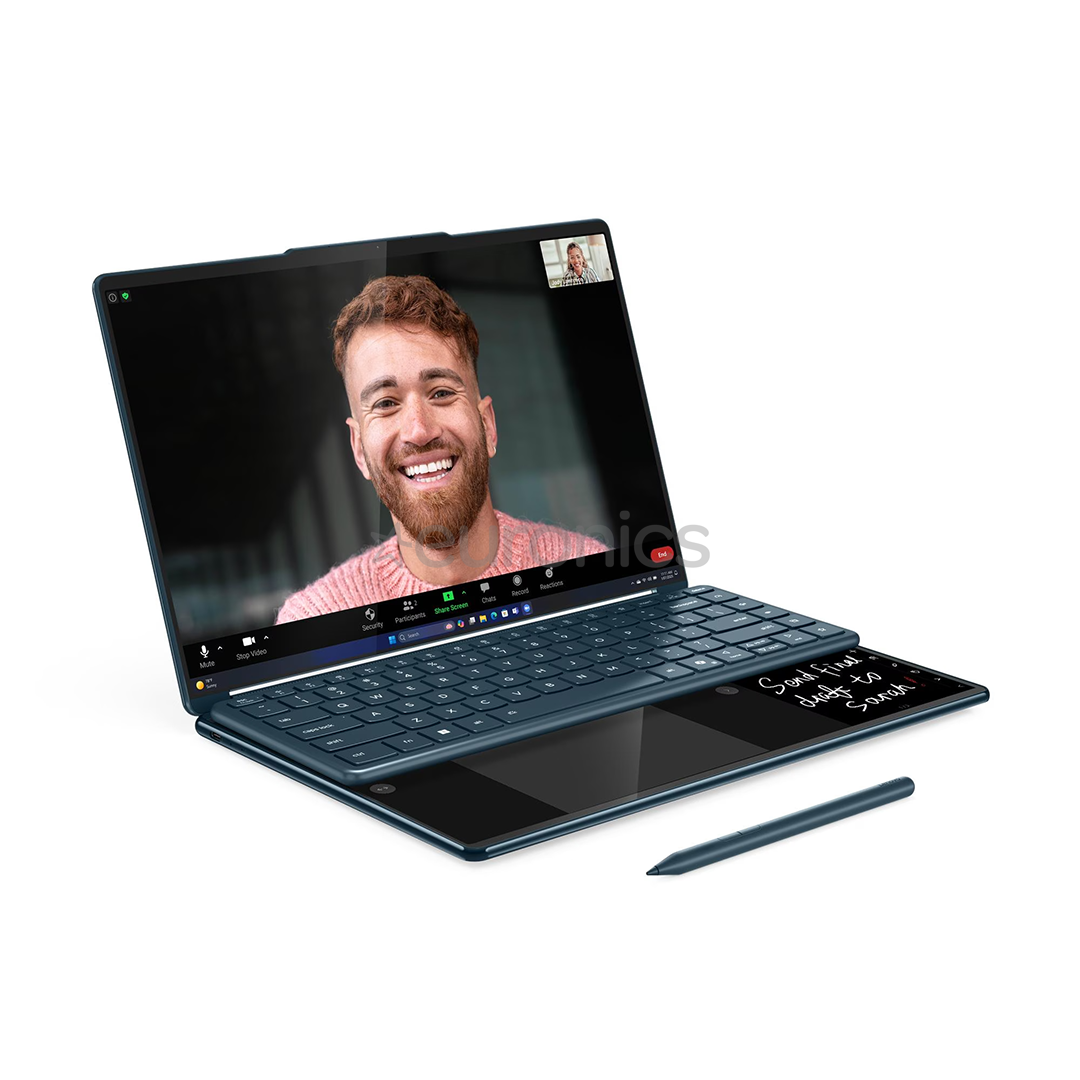 Lenovo Yoga Book 9i Gen 10, 14'', WQXGA+, OLED, 120 Hz, Ultra 7, 32 GB, 1 TB, W11P, ENG, tidal teal - Notebook