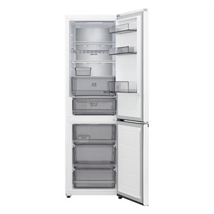 LG, NoFrost, 333 L, height 186 cm, white - Refrigerator