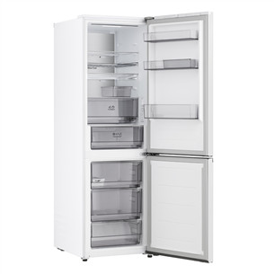 LG, NoFrost, 333 L, height 186 cm, white - Refrigerator
