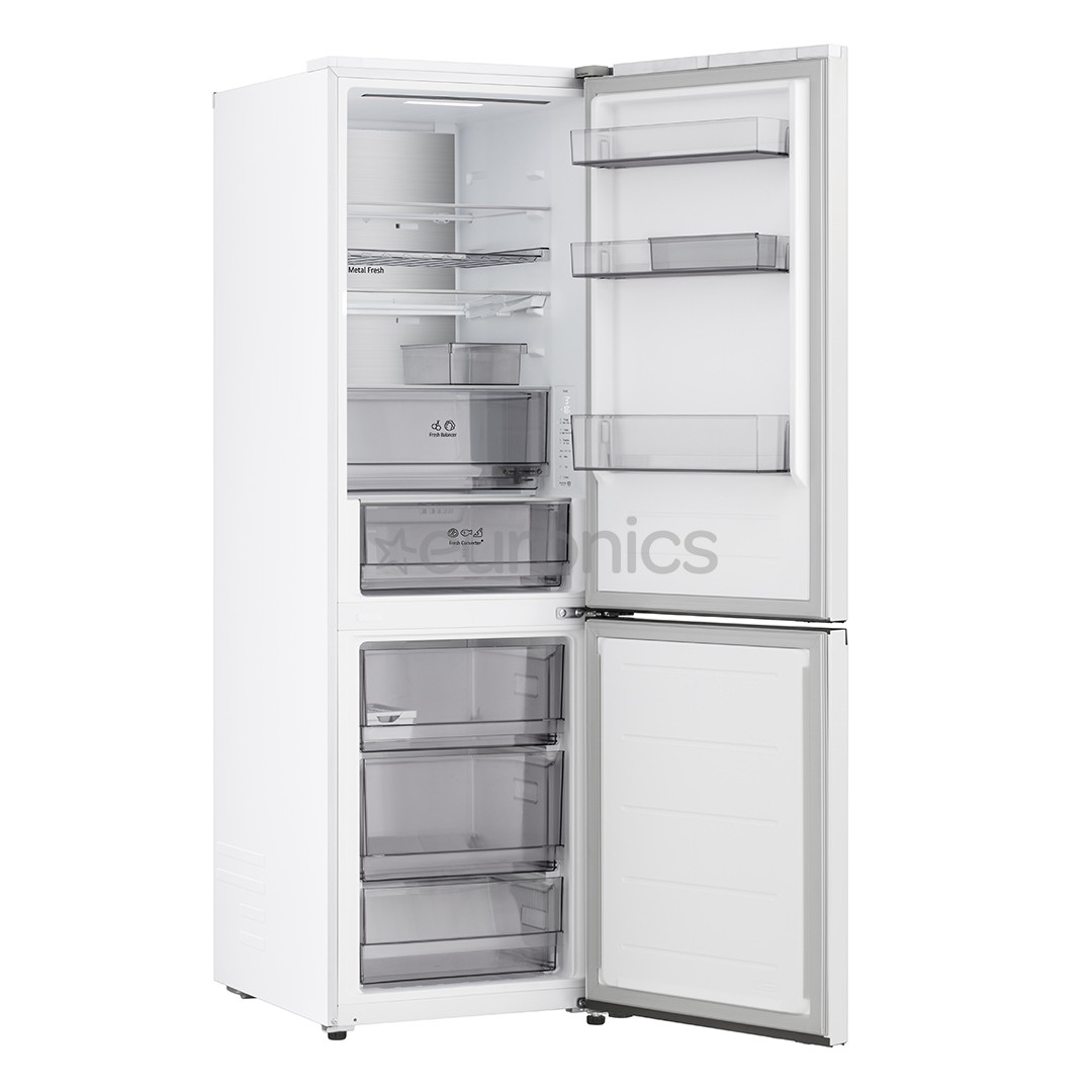 LG, NoFrost, 333 L, height 186 cm, white - Refrigerator