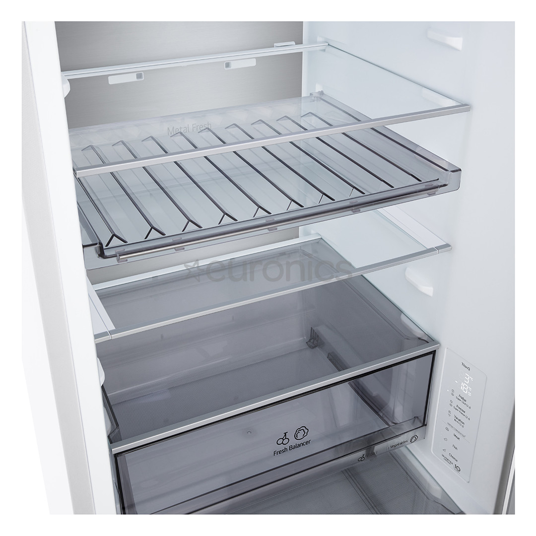 LG, NoFrost, 333 L, height 186 cm, white - Refrigerator