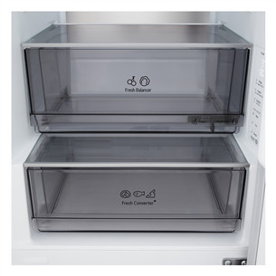 LG, NoFrost, 333 L, height 186 cm, white - Refrigerator