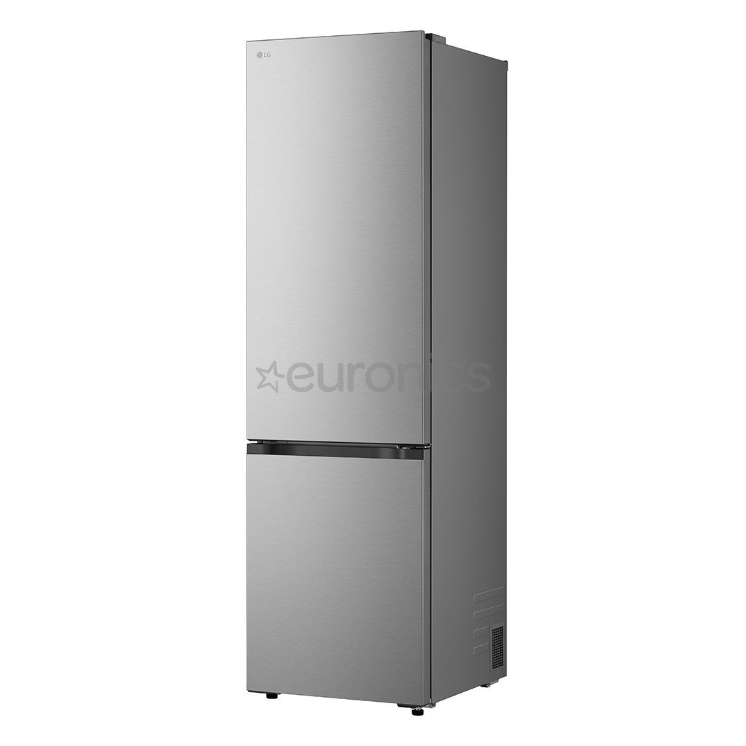 LG, NoFrost, 375 л, высота 203 см, cеребристый - Холодильник