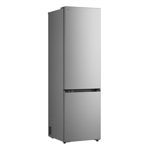 LG, NoFrost, 375 л, высота 203 см, cеребристый - Холодильник