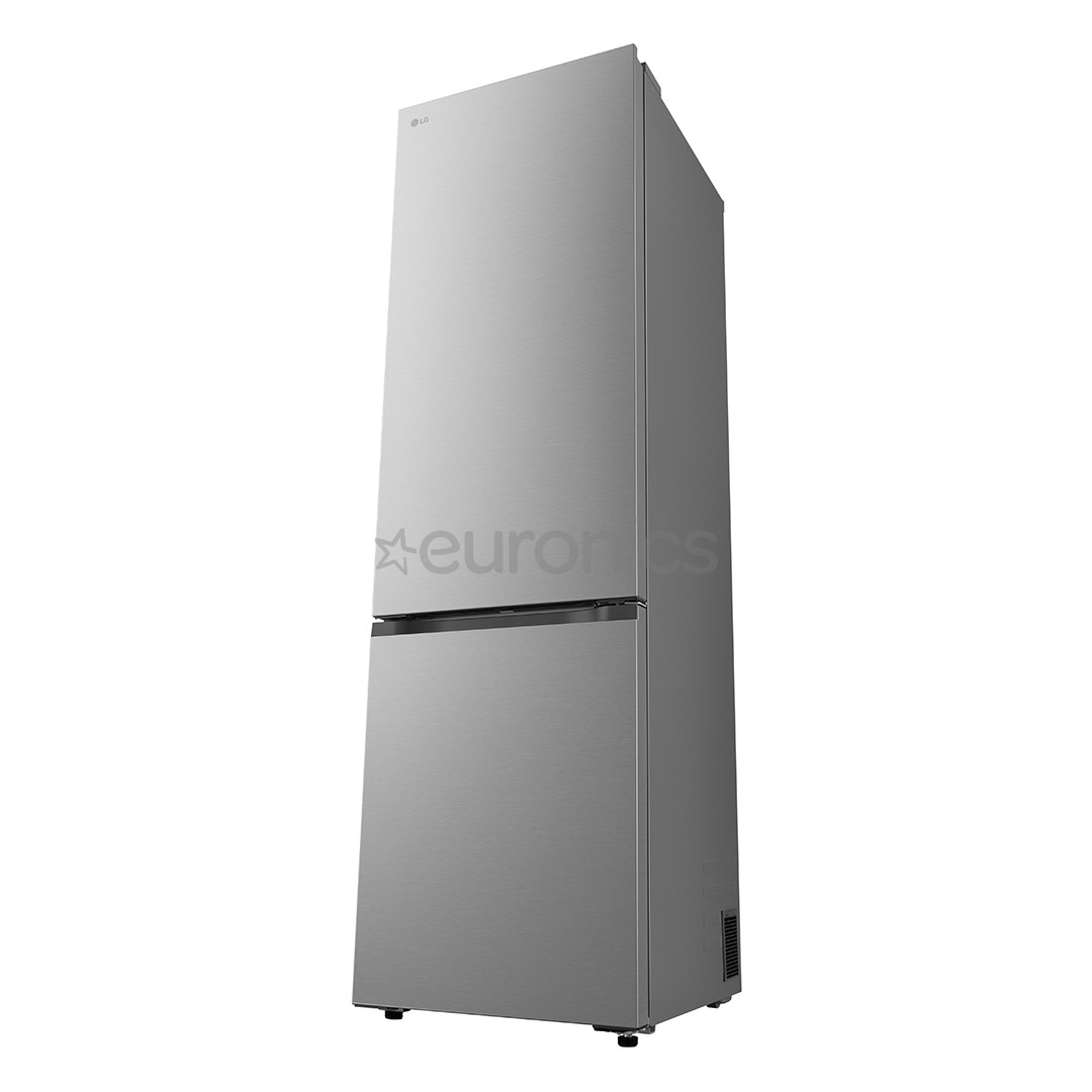 LG, NoFrost, 375 л, высота 203 см, cеребристый - Холодильник
