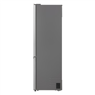 LG, NoFrost, 375 л, высота 203 см, cеребристый - Холодильник