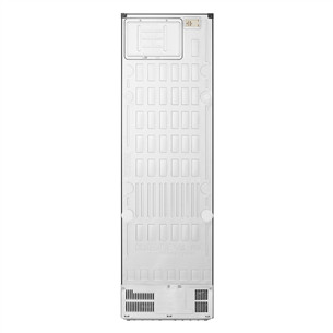 LG, Total No Frost, 375 L, height 203 cm, black steel - Refrigerator