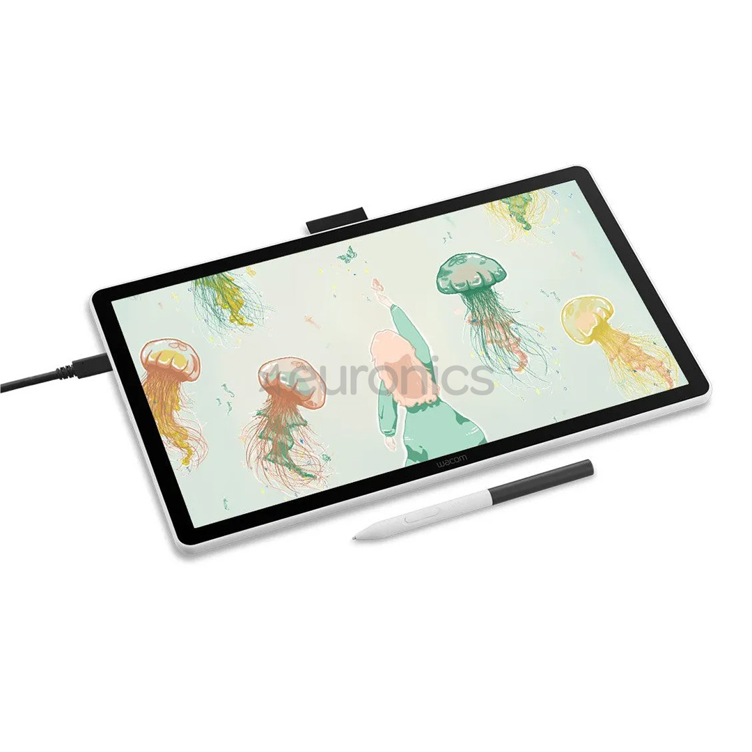 Wacom One 14, белый - Графический планшет