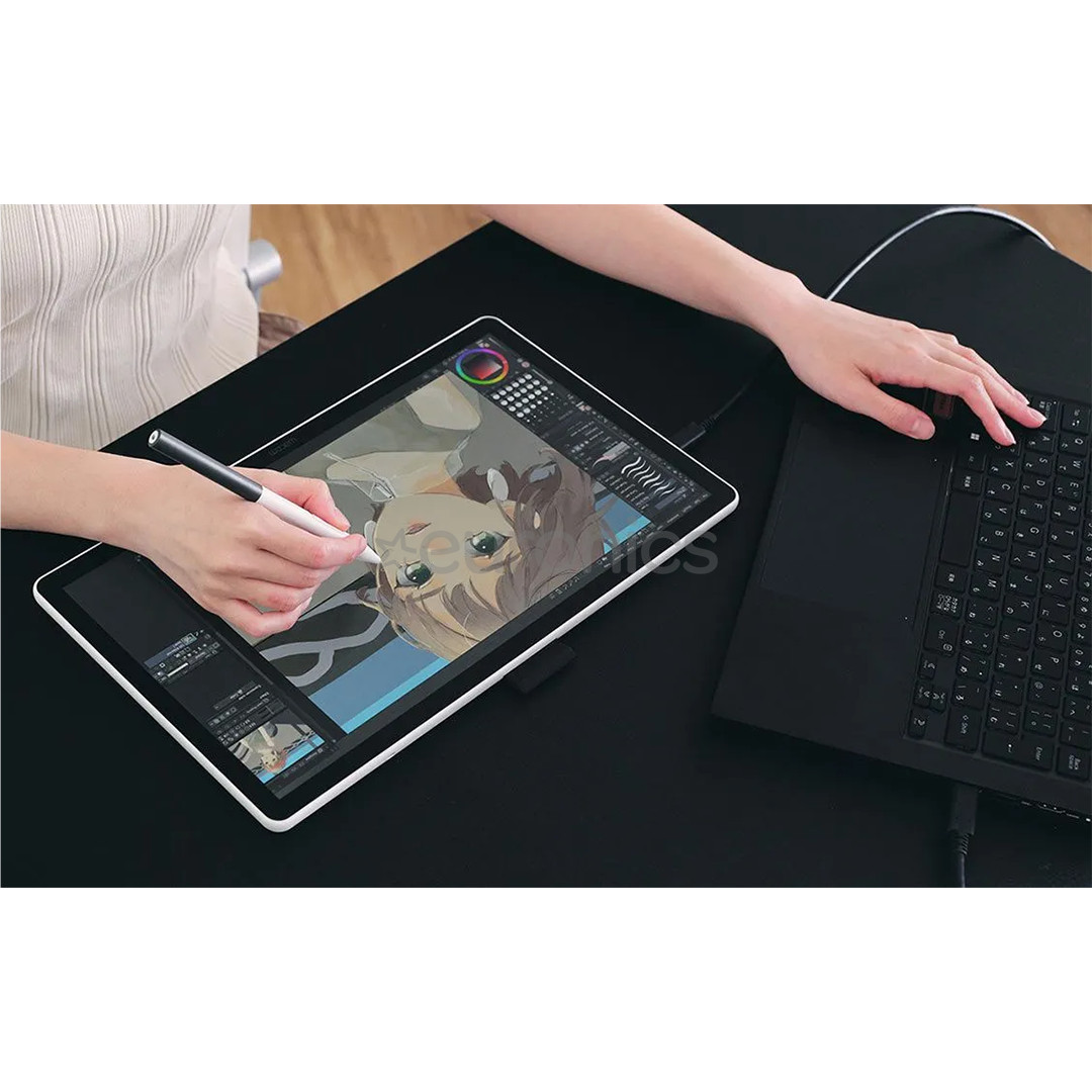 Wacom One 14, белый - Графический планшет