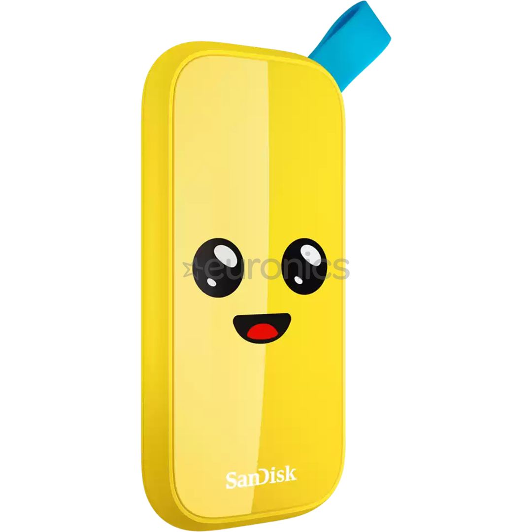 SanDisk Fortnite Portable SSD Peely Edition, 1 ТБ, желтый - Внешний накопитель SSD