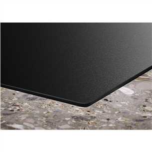 Electrolux 600 Series, width 80 cm, black - Built-in induction hob with cooker hood
