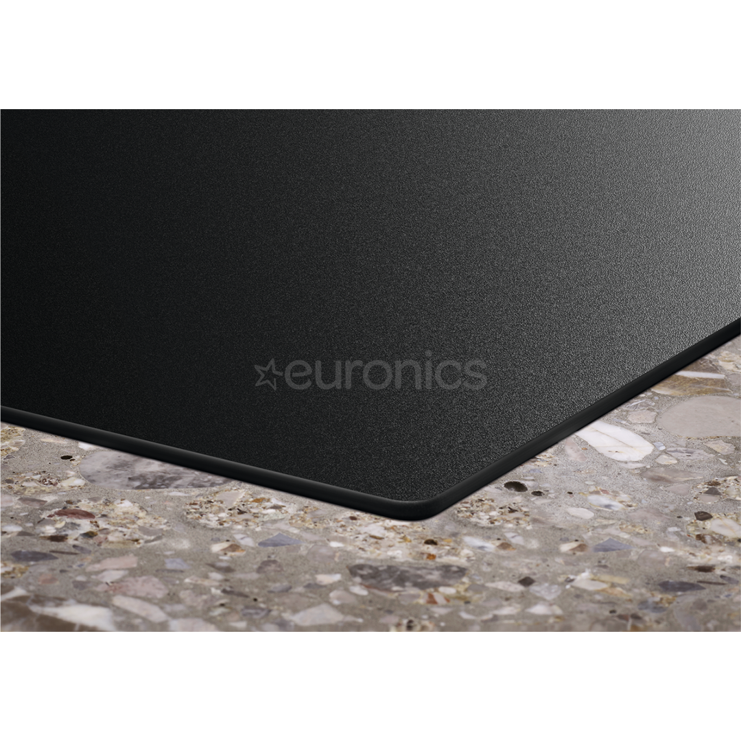 Electrolux 600 Series, width 80 cm, black - Built-in induction hob with cooker hood