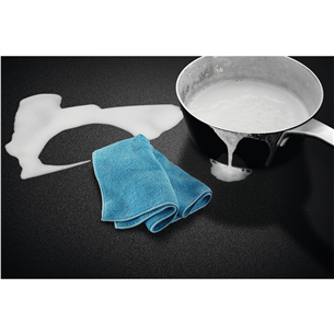 Electrolux 600 Series, width 80 cm, black - Built-in induction hob with cooker hood