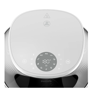 Philips 3000 Series, 6.2 L, 1700 W, valge - Kuumaõhufritüür