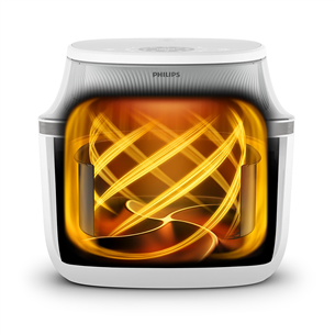 Philips 3000 Series, 6.2 L, 1700 W, valge - Kuumaõhufritüür