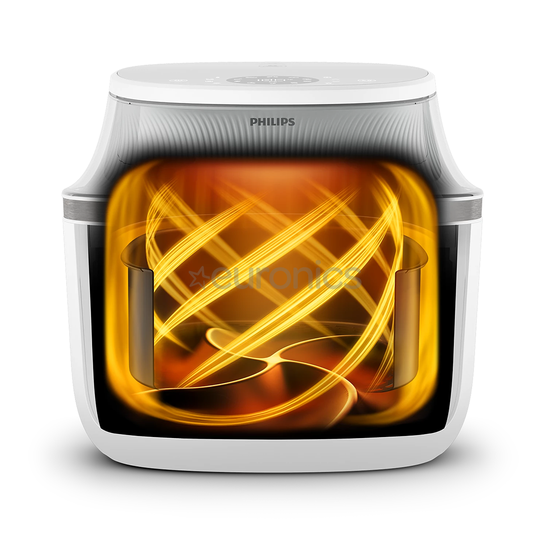 Philips 3000 Series, 6.2 L, 1700 W, valge - Kuumaõhufritüür