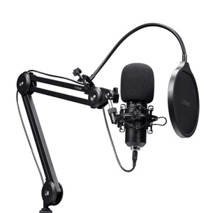 Trust GXT270 Emita II+, black - Microphone with arm