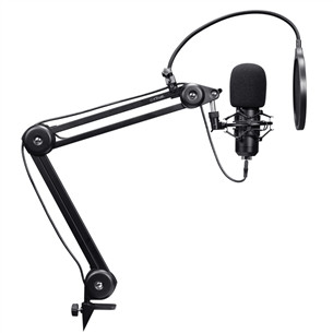 Trust GXT270 Emita II+, black - Microphone with arm
