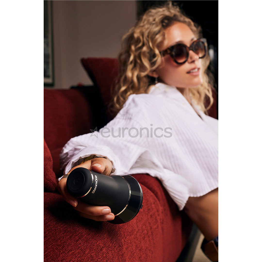 SteamOne, black - Rechargeable lint razor