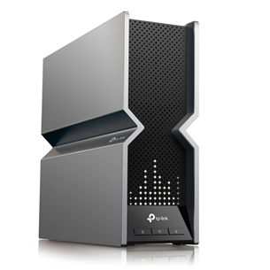 TP-Link Archer BE19000, Wi-Fi 7, серебристый/черный - WiFi-роутер