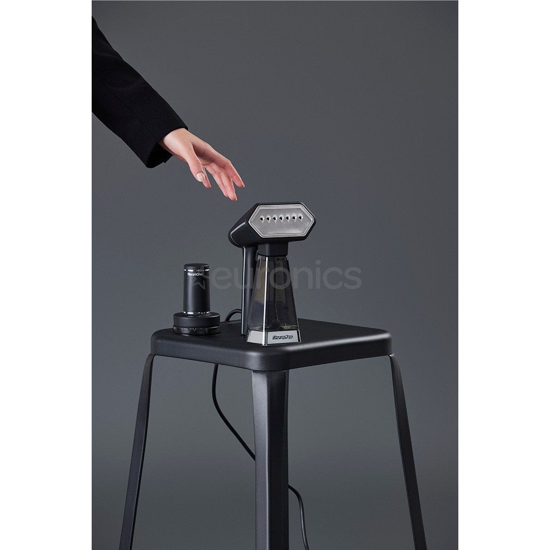 SteamOne, черный - Ручной отпариватель + устройство для удаления катышков