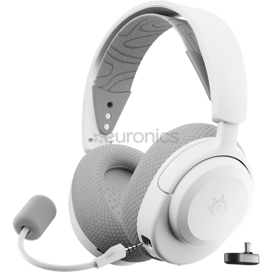 Steelseries Arctis Nova 3X Wireless, valge - Juhtmevaba peakomplekt