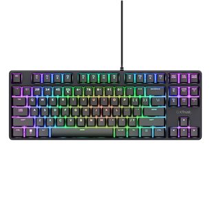 Trust GXT 864 Cada TKL, US, must - Klaviatuur 25724