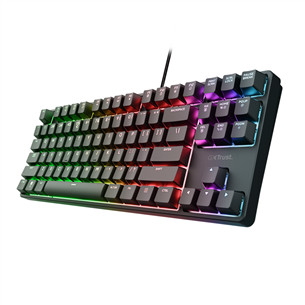 Trust GXT 864 Cada TKL, US, must - Klaviatuur