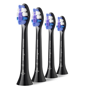 Philips Sonicare Sensitive, 4 шт., черный - Насадки для зубной щетки HX6054/88