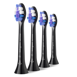 Philips Sonicare Sensitive, 4 tk, must - Lisaharjad HX6054/88
