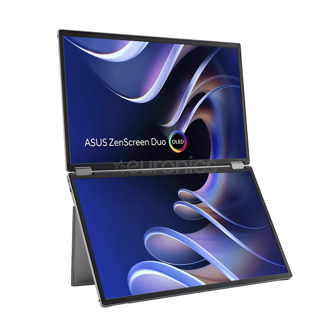 Asus Zenscreen Duo OLED, 14'', OLED, portable, aluminium - Monitor