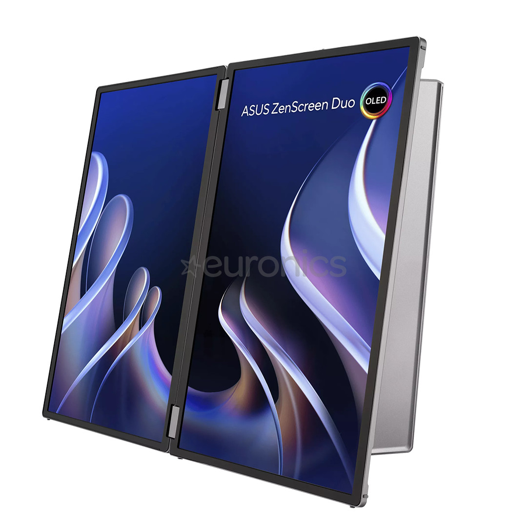 Asus Zenscreen Duo OLED, 14'', OLED, portable, aluminium - Monitor