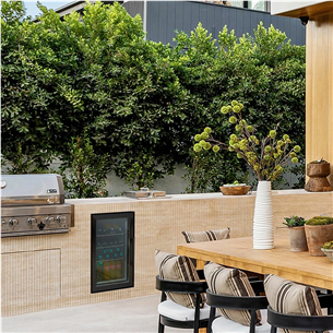 Caso BBQ Cooler S-L, 63 л, высота 68 см, черный - Холодильный шкаф