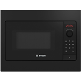 Bosch Series 2, 20 L, 800 W, black - Built-in microwave oven