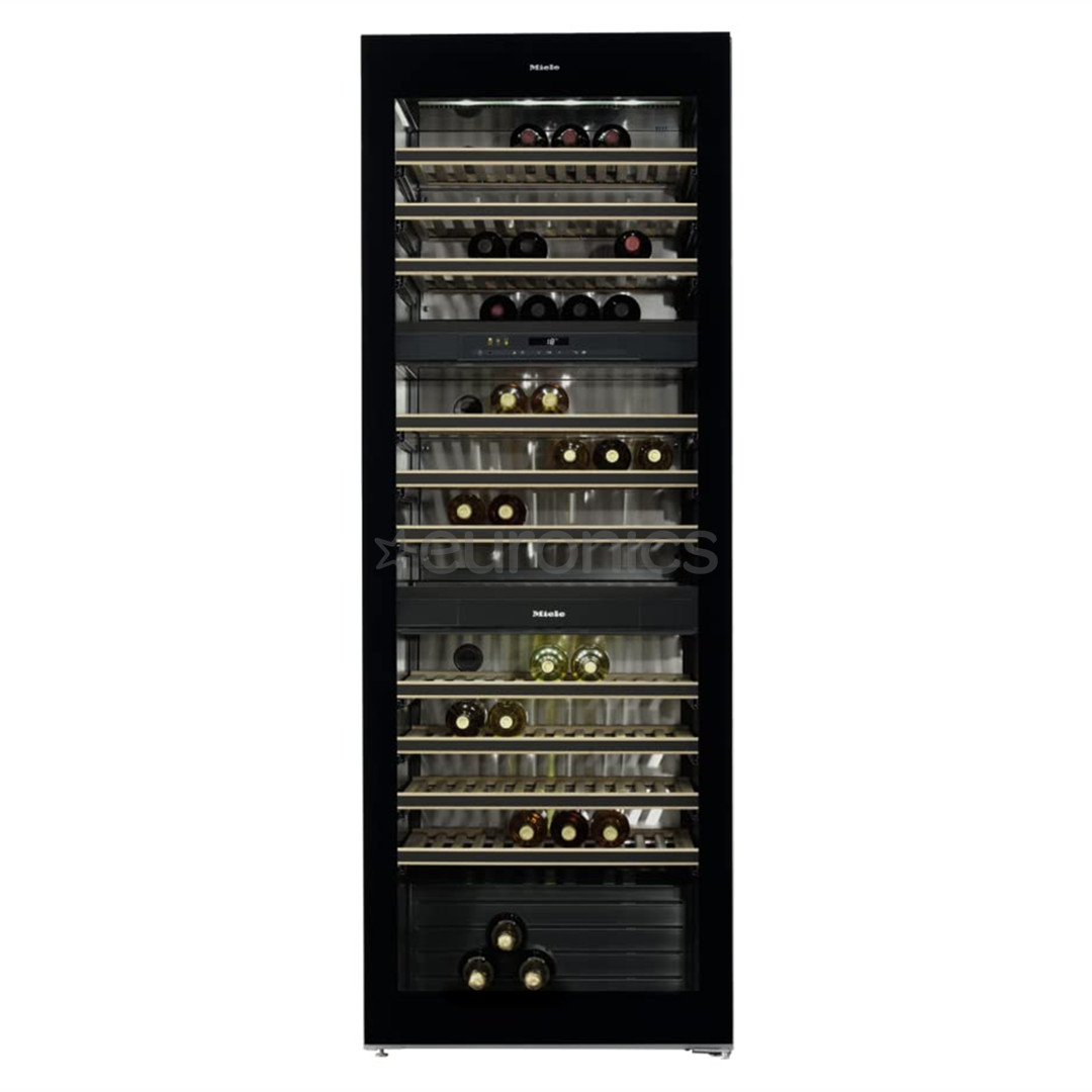 Miele, 178 pudelit, kõrgus 192 cm, must - Veinikülmik