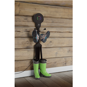 Hedgehog Buddy, 4x4, black - Shoe dryer