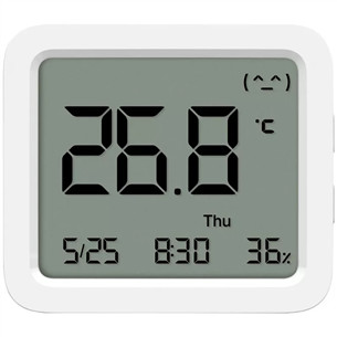 Xiaomi Smart Temperature and Humidity Monitor 3, valge - Temperatuuri- ja niiskusandur
