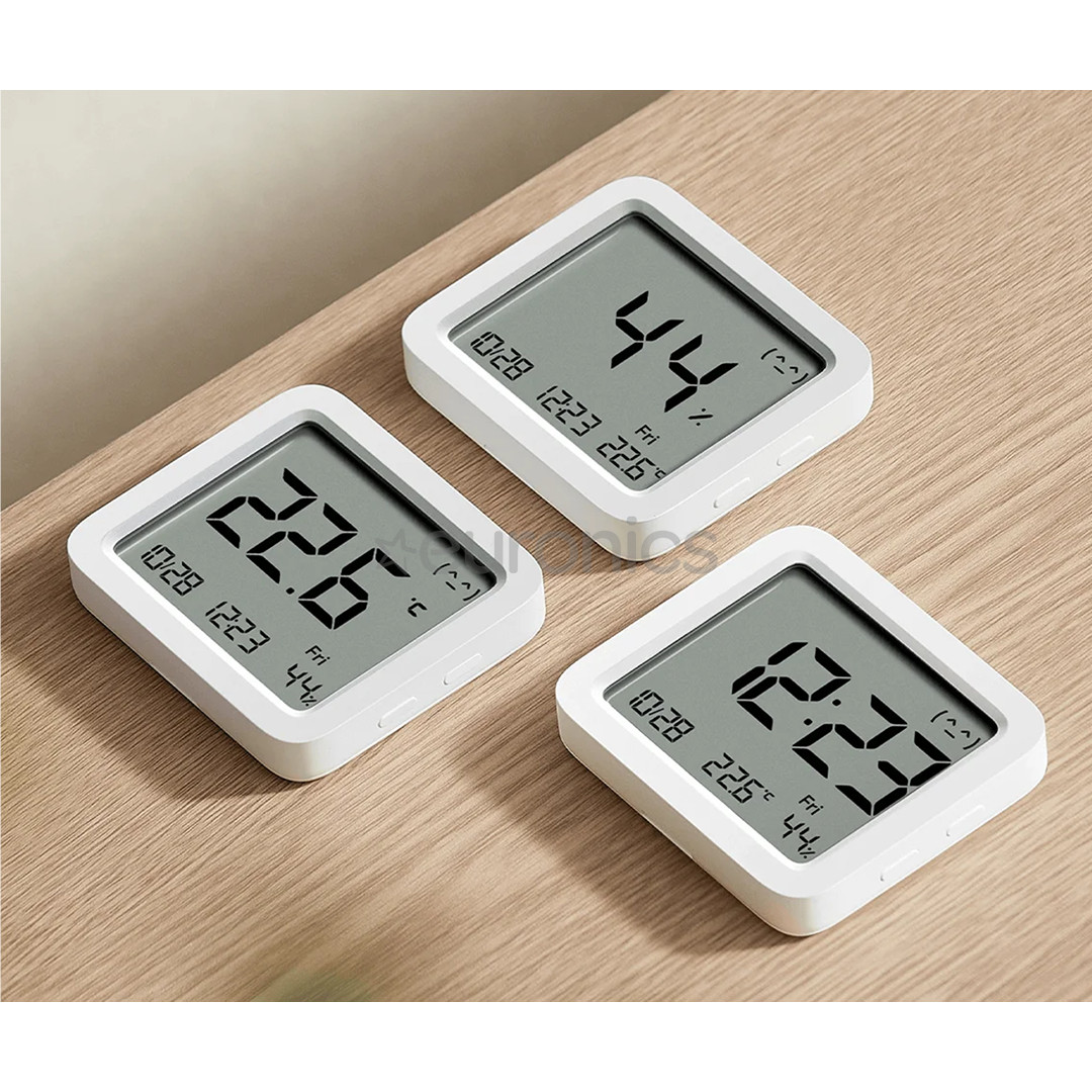 Xiaomi Smart Temperature and Humidity Monitor 3, valge - Temperatuuri- ja niiskusandur