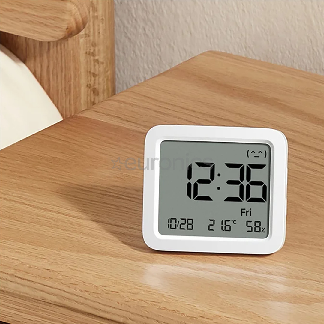 Xiaomi Smart Temperature and Humidity Monitor 3, valge - Temperatuuri- ja niiskusandur