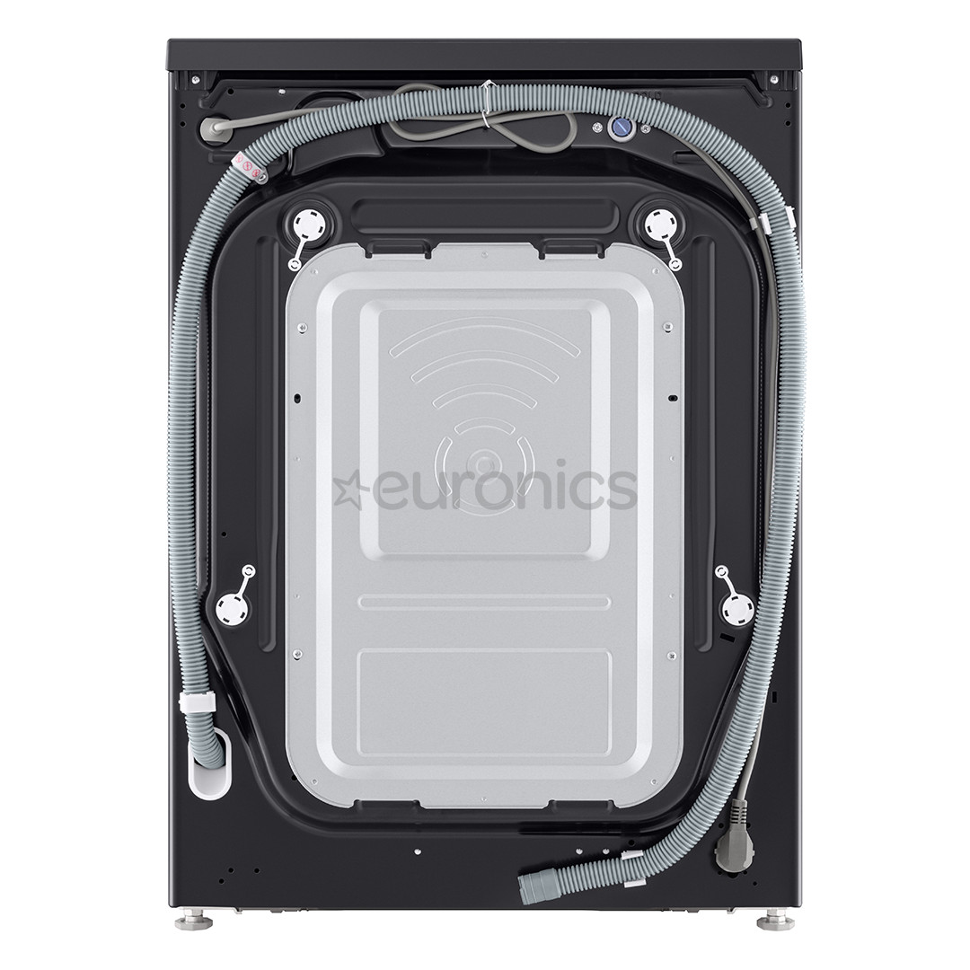 LG, 9 kg, sügavus 47.5 cm, 1200 p/min, mattmust - Eestlaetav pesumasin