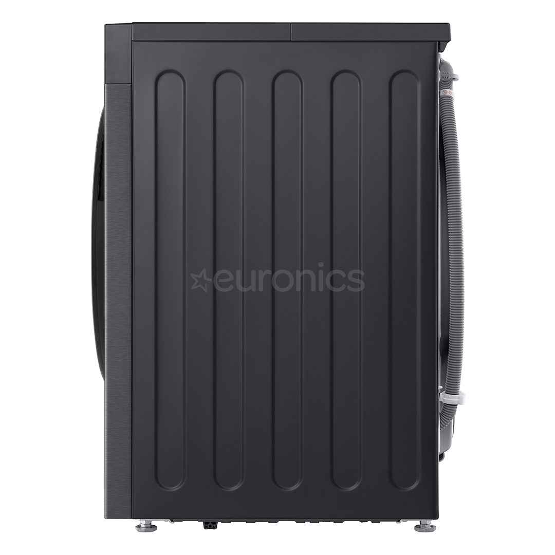 LG, 11 kg, depth 57 cm, 1400 rpm, matte black - Front load washing machine