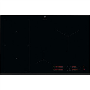 Electrolux 700 seeria SenseBoil Hob2Hood, laius 80 cm, must - Integreeritav induktsioonpliidiplaat EIS82453