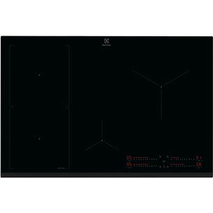 Electrolux 700 seeria SenseBoil Hob2Hood, laius 80 cm, must - Integreeritav induktsioonpliidiplaat EIS82453